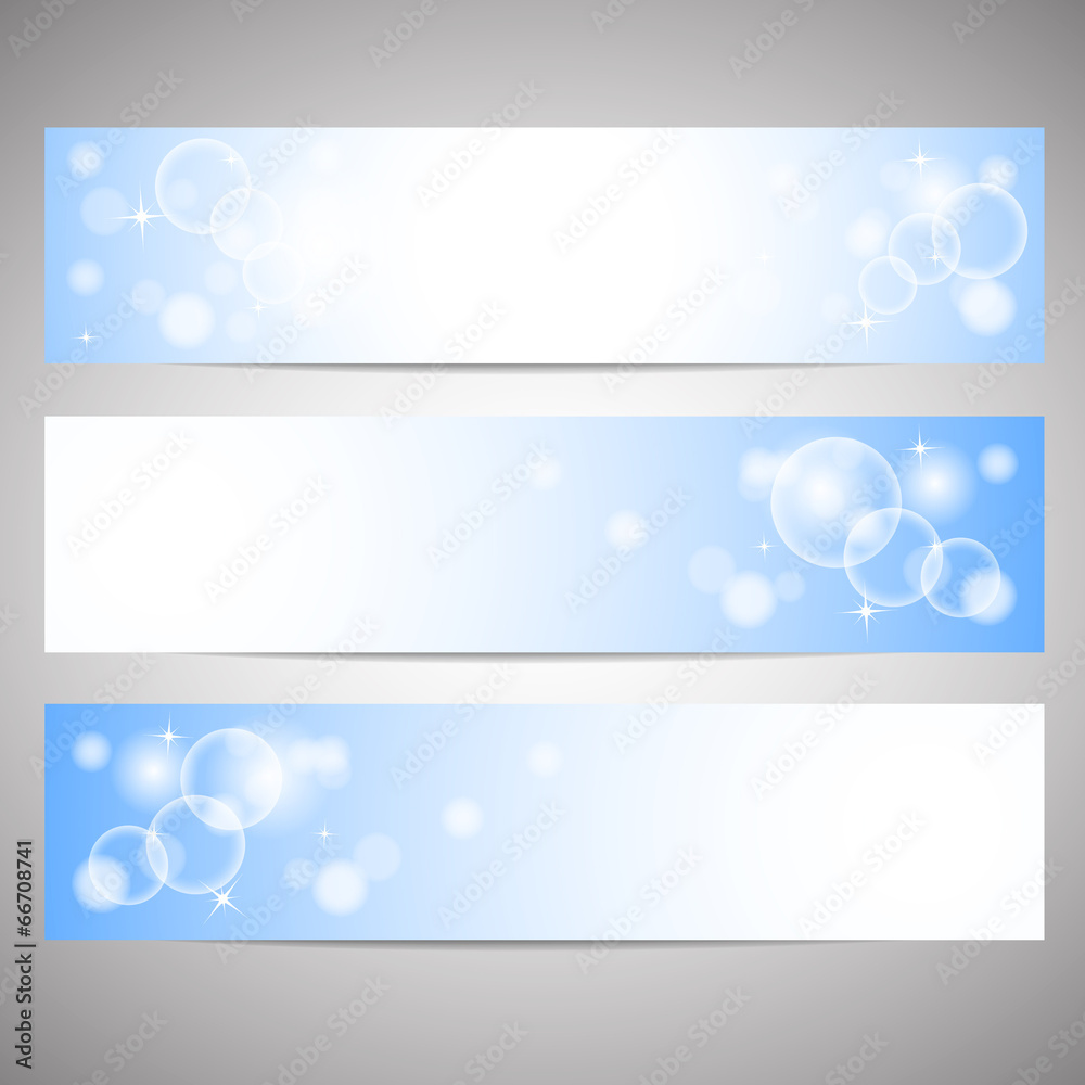 Simple blue horizontal web header or banner Simple blue horizontal web header or banner