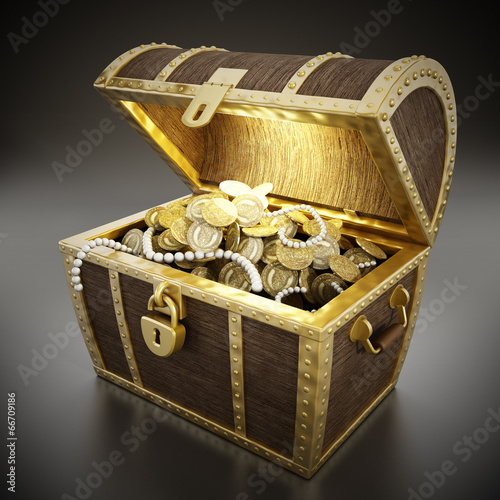 Treasure chest full of treasures