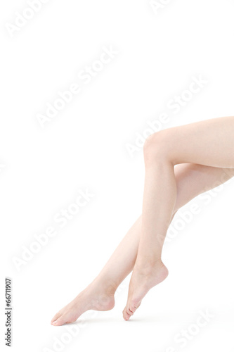 Obraz w ramie 若い女性の足
