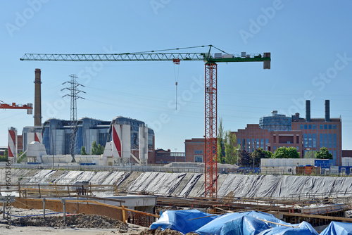 construction site- Łódź Fabryczna photo