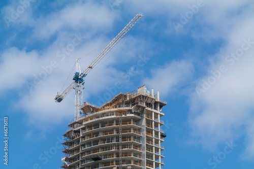 New High-rise Building Under Construction