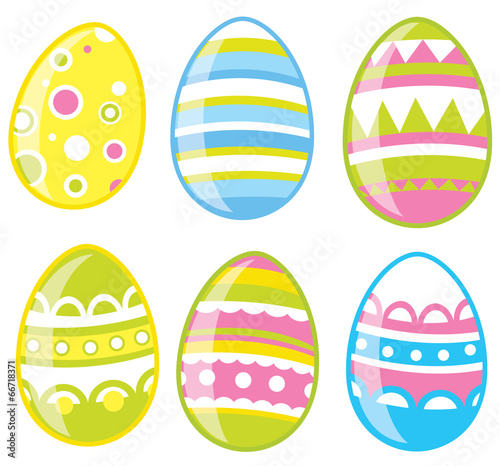 Easter eggs set