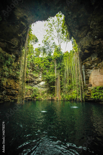 Lake in a cave