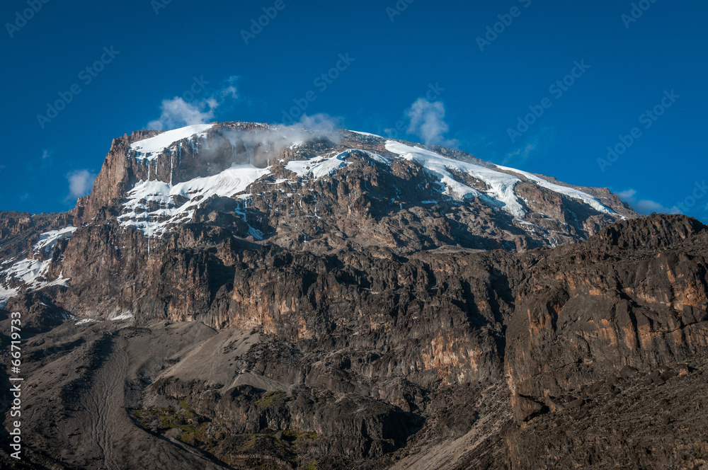 Kilimanjaro from Barranco campsite