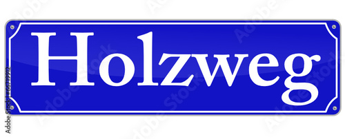 Holzweg Schild  #140625-svg02