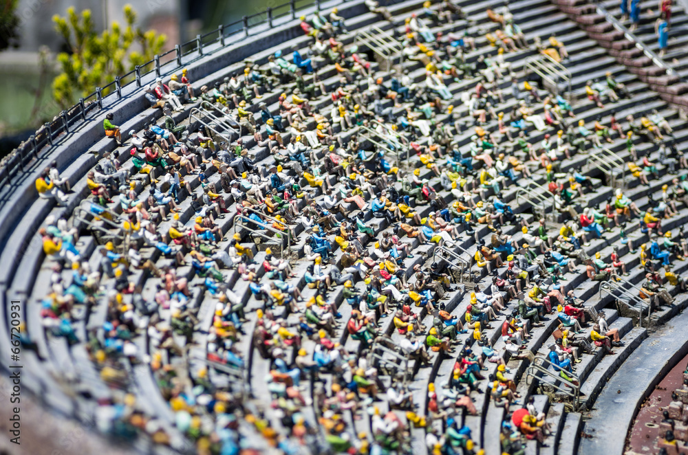 Obraz premium miniatures in the arena