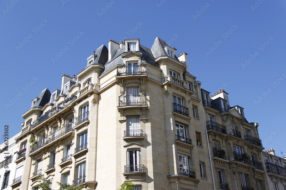 Immeuble ancien du quartier de Passy à Paris