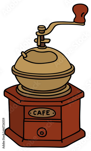 old coffee grinder