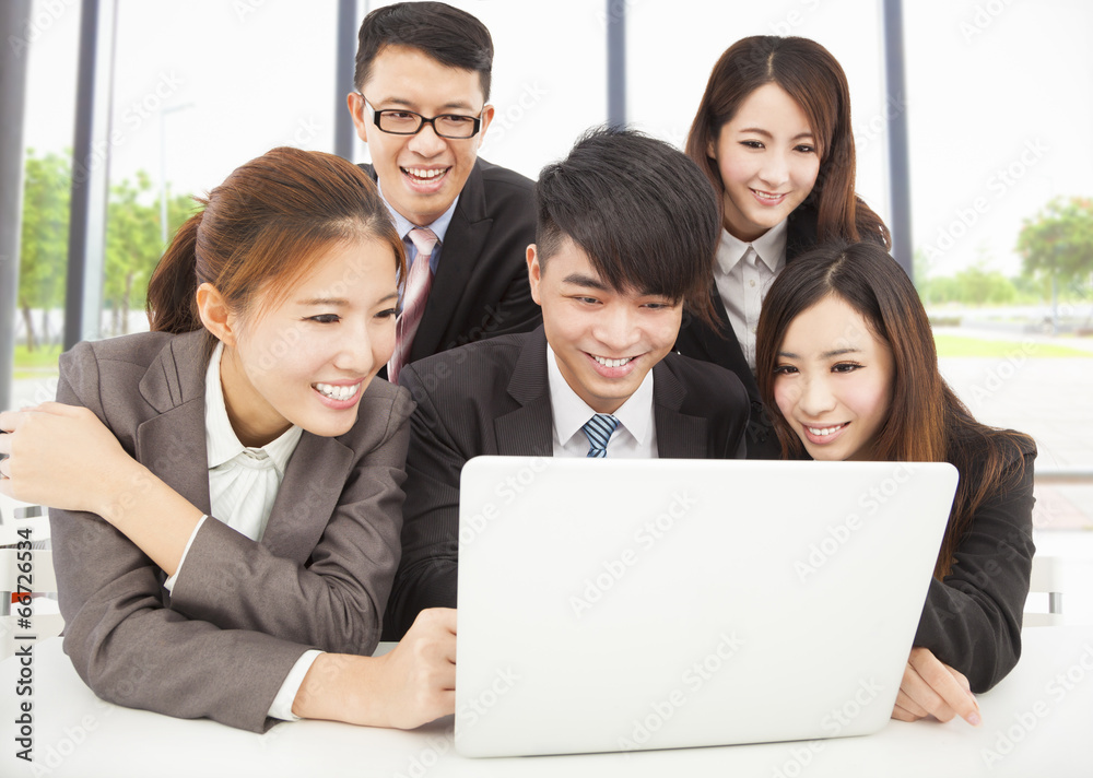 professional asian business team working in office professional asian business team working in office