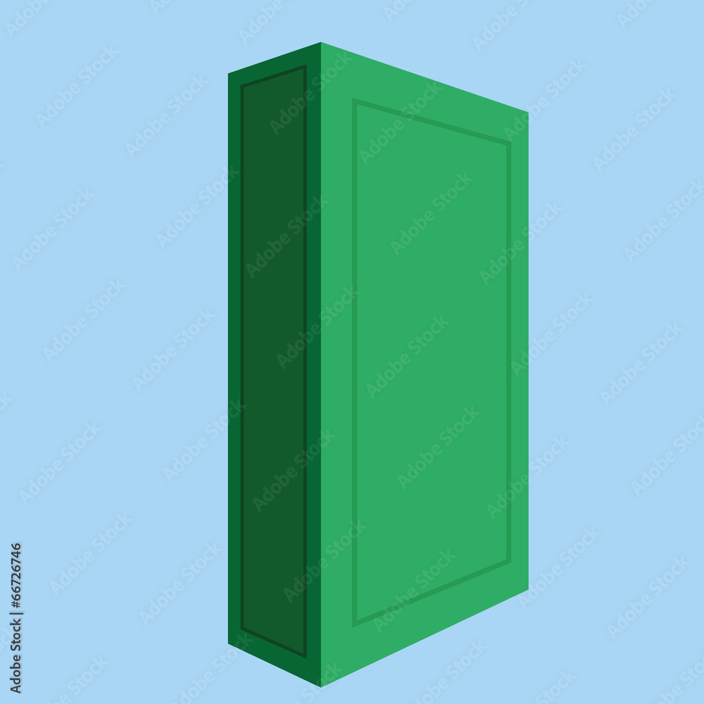 Book Illustration Isolated On Color Background Book Illustration Isolated On Color Background