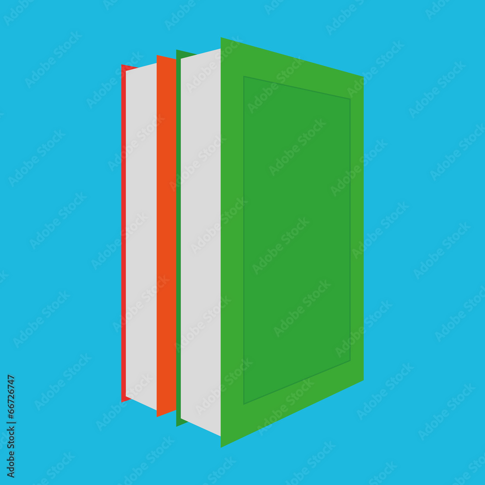 Group Of Colorful Books Illustration Isolated Group Of Colorful Books Illustration Isolated