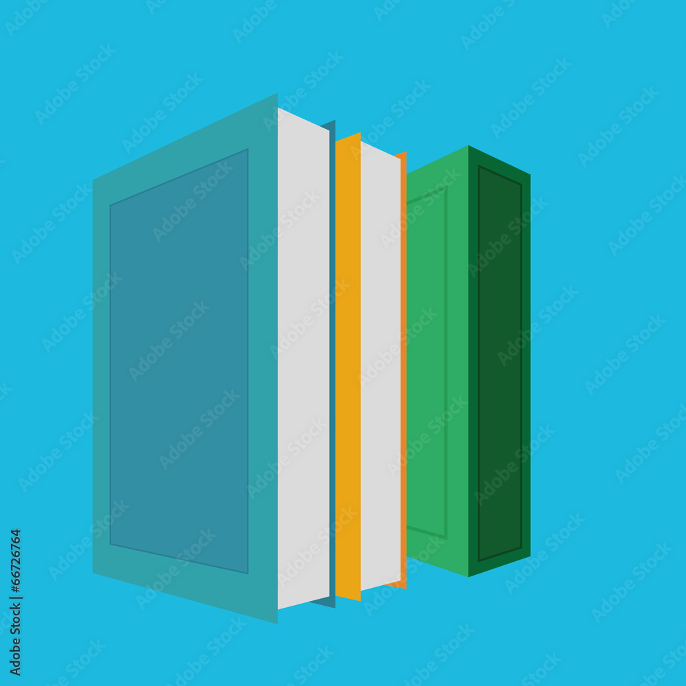 Group Of Colorful Books Illustration Isolated Group Of Colorful Books Illustration Isolated