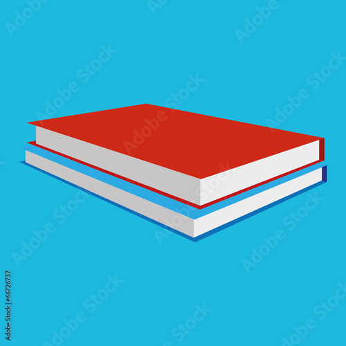 Group Of Colorful Books Illustration Isolated