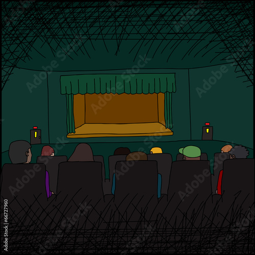 Audience at Theater