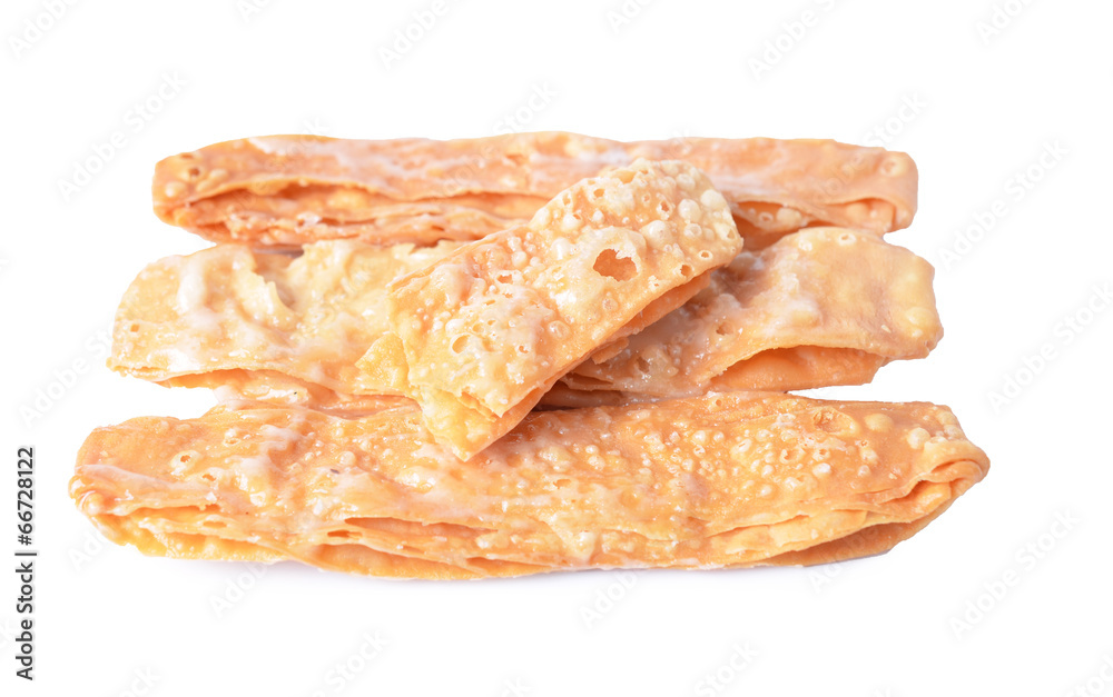 Stack of fried crispy roti Stack of fried crispy roti