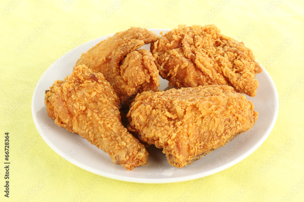 Close up Fresh fried chicken
