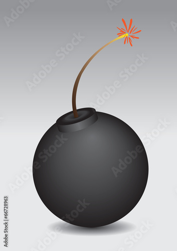 Bomb vector illustration