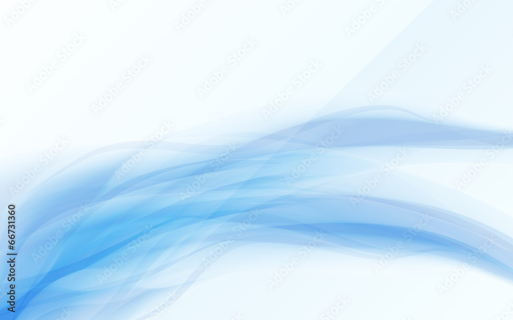 Fototapeta premium blue waves lines abstract background vector illustration