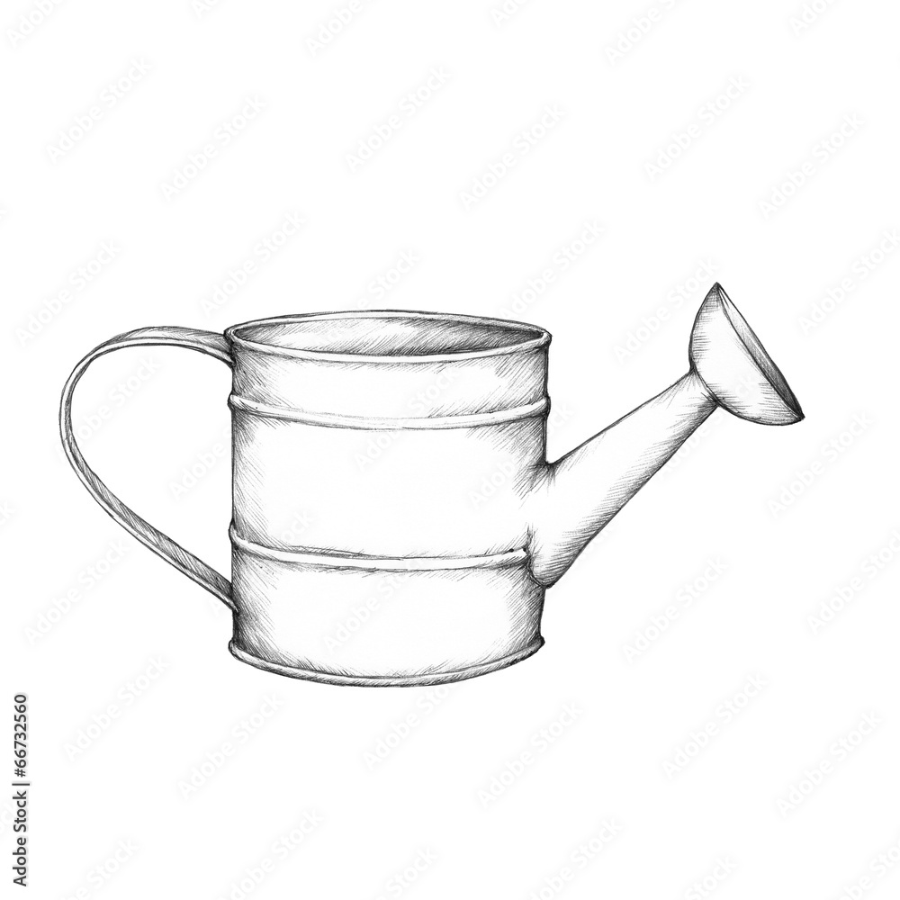Gießkanne ilustración de Stock | Adobe Stock