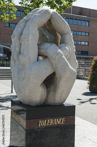 Toleranzdenkmal in Hilversum, Niederlande photo