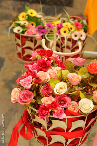 beautiful of rose artificial flowers