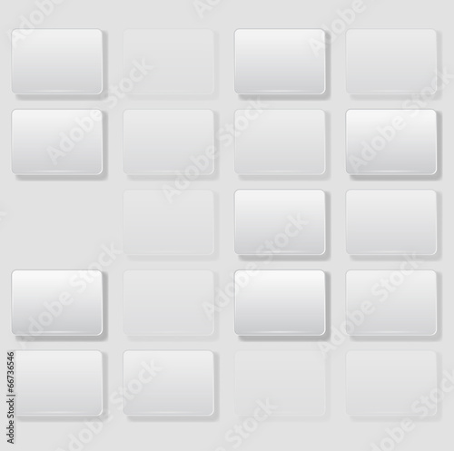 Abstract square background on white - Vector illustration