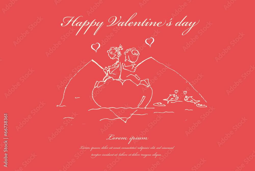 Valentines, wedding greeting card. Valentines, wedding greeting card.