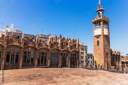 Obraz na płótnie Barcelona architecture w salonie