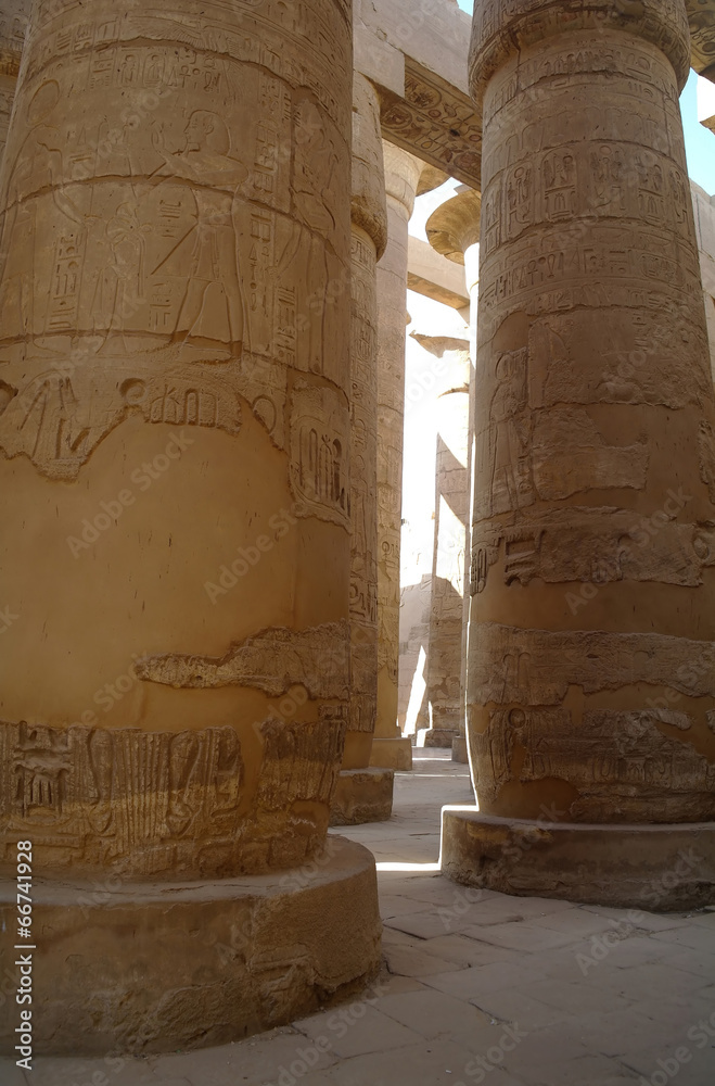 Great Hypostyle Hall at the Temples of Karnak . Luxor, Egypt Great Hypostyle Hall at the Temples of Karnak . Luxor, Egypt
