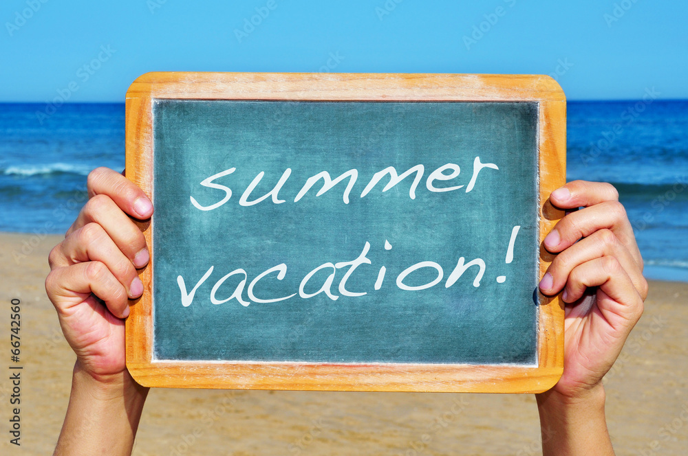 summer vacation - obrazy, fototapety, plakaty 