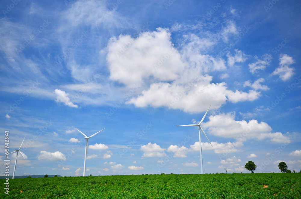 Fototapeta premium Group of Wind Turbines