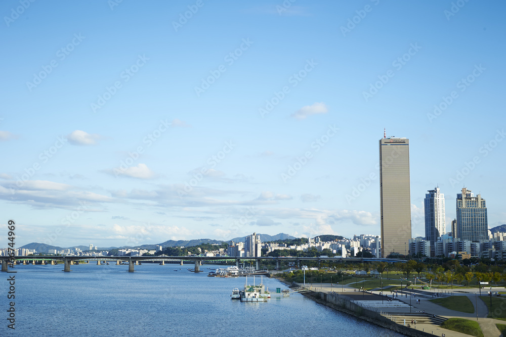 Fototapeta premium Seoul Skyline
