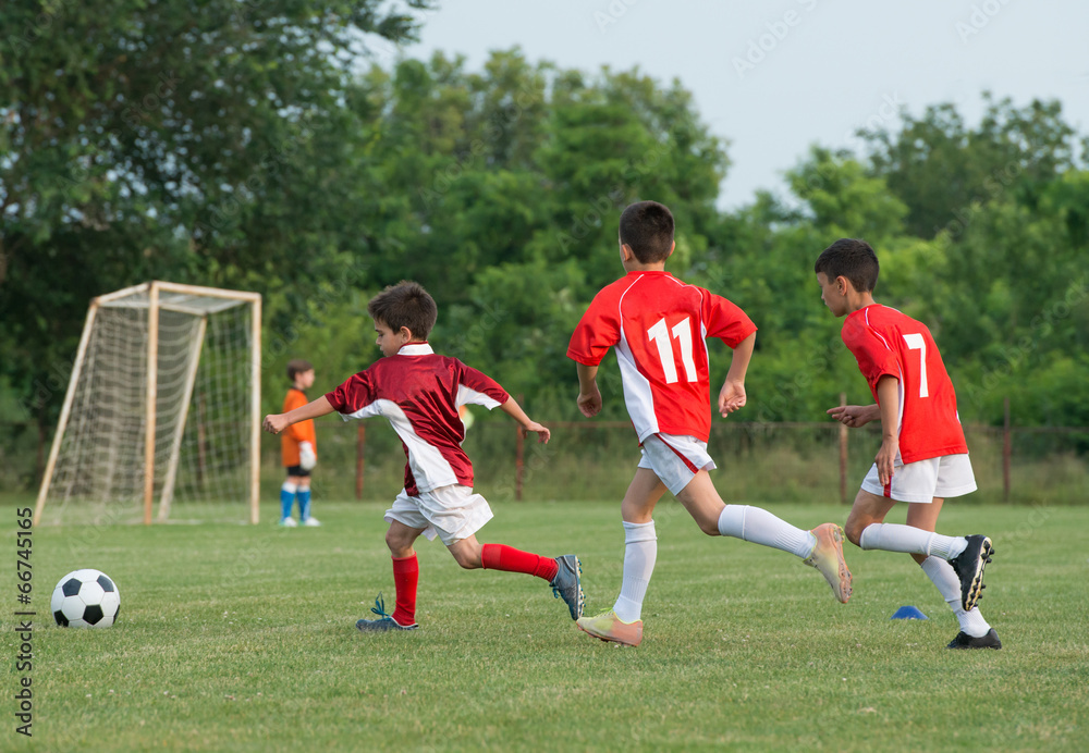 Obraz premium kids' soccer