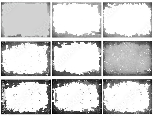  Grunge Frame  set. Illustrations size allows  to use each image