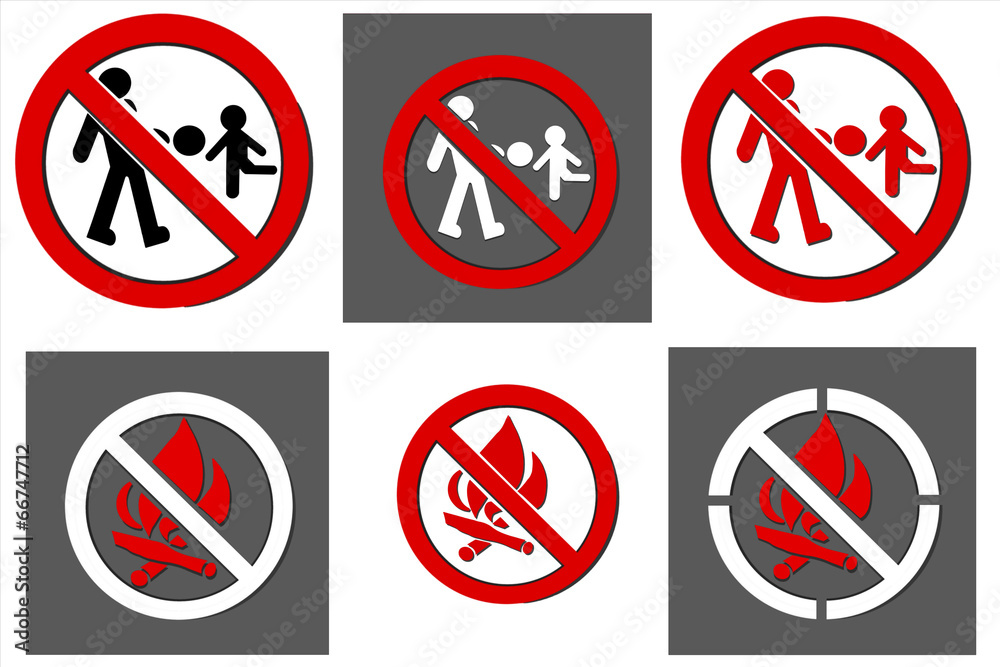 Set of signs Set of signs