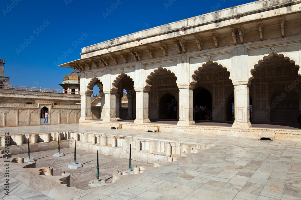 Fototapeta premium Khas Mahal at Agra Fort in India