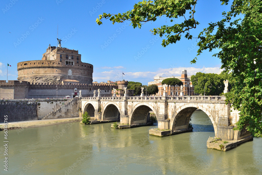 Rome. Sant'Angelo Bridge