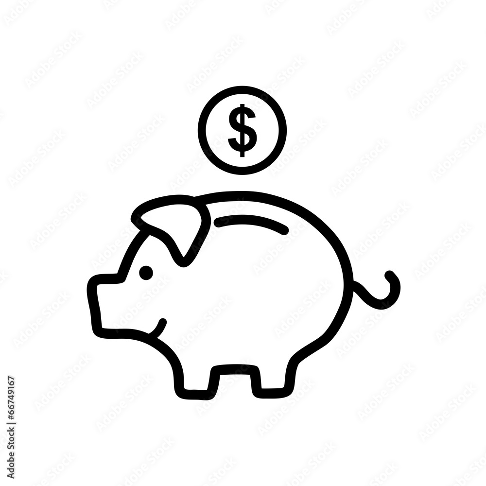 Obraz premium Piggy bank