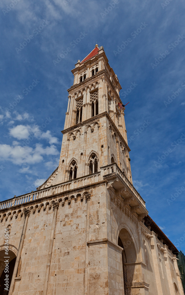 Belfry (XVI c.) of Saint Lawrence Cathedral. Trogir, Croatia
