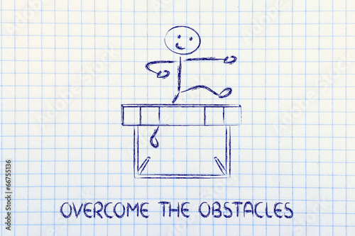 overcome the obstacles of your life  hurdle design