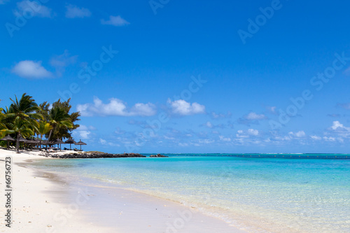 ocean view with clear turquoise clear water photo