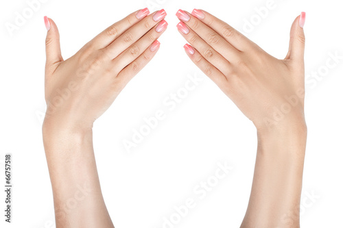 Women's hands.