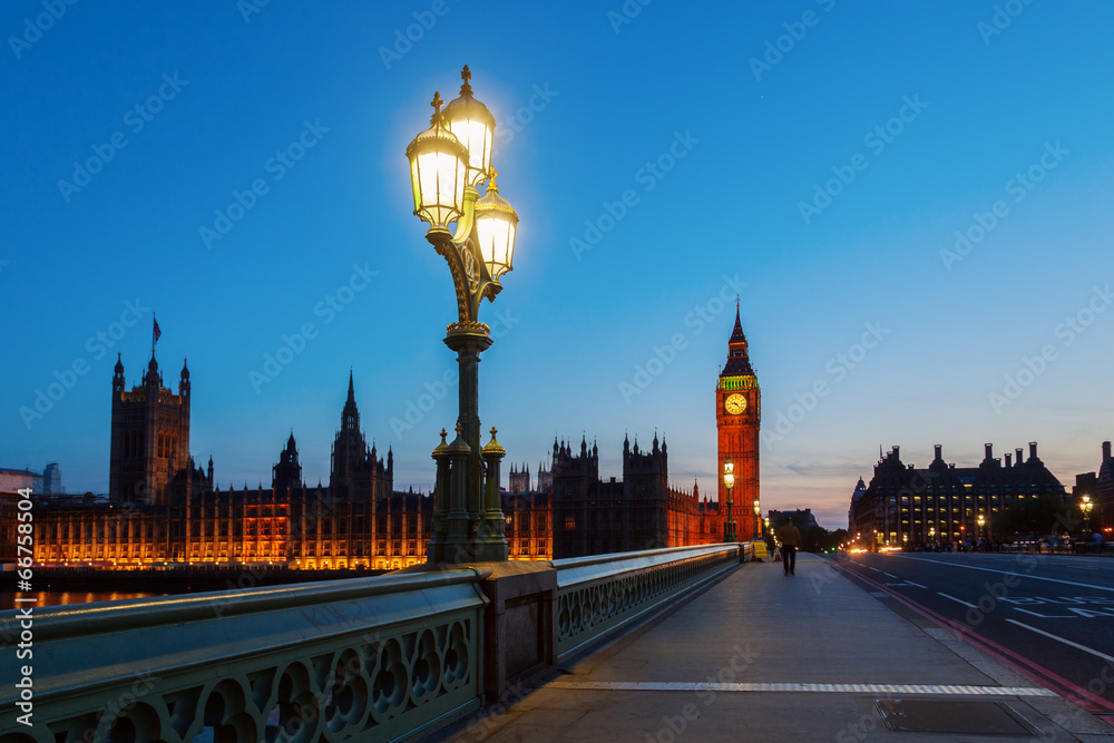 London zur blauen Stunde