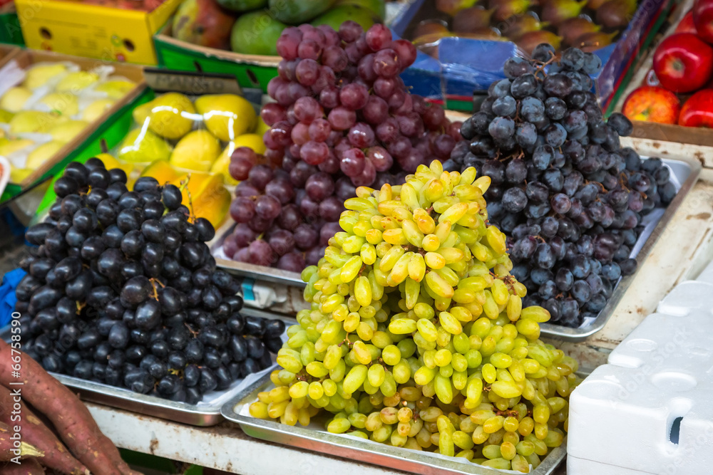 Grapes on the local market in Dubai Grapes on the local market in Dubai
