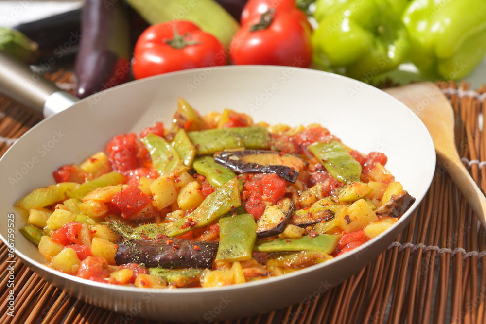 Vegetable saute Vegetable saute