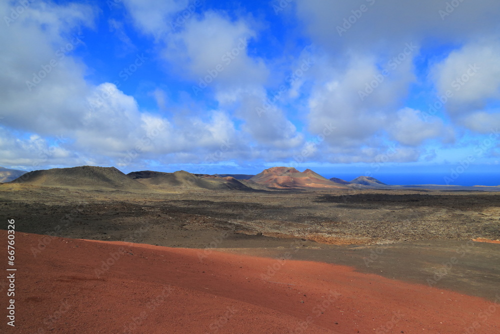 Naklejka premium Parque Nacional de Timanfaya, Lanzarote