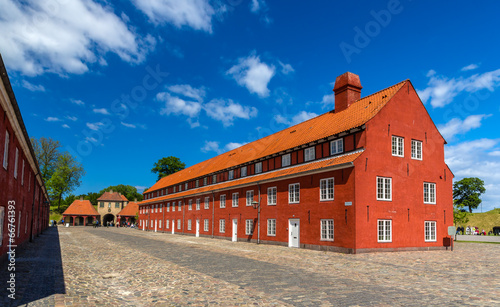 Photography Barracks in Kastellet fortress, Copenhagen, Denmark