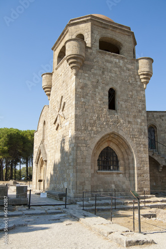 Tower of the Rhodes castle  Greeece