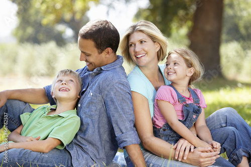 Family in the country