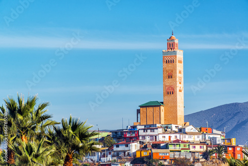 Mosque on Hill in Coquimbo, Chile photo